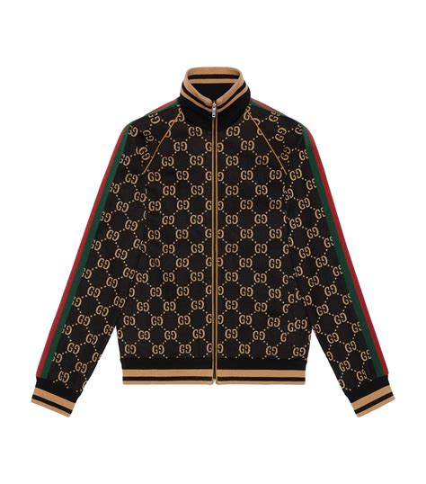 gucci monogram jacket|gucci long sleeve logo shirt.